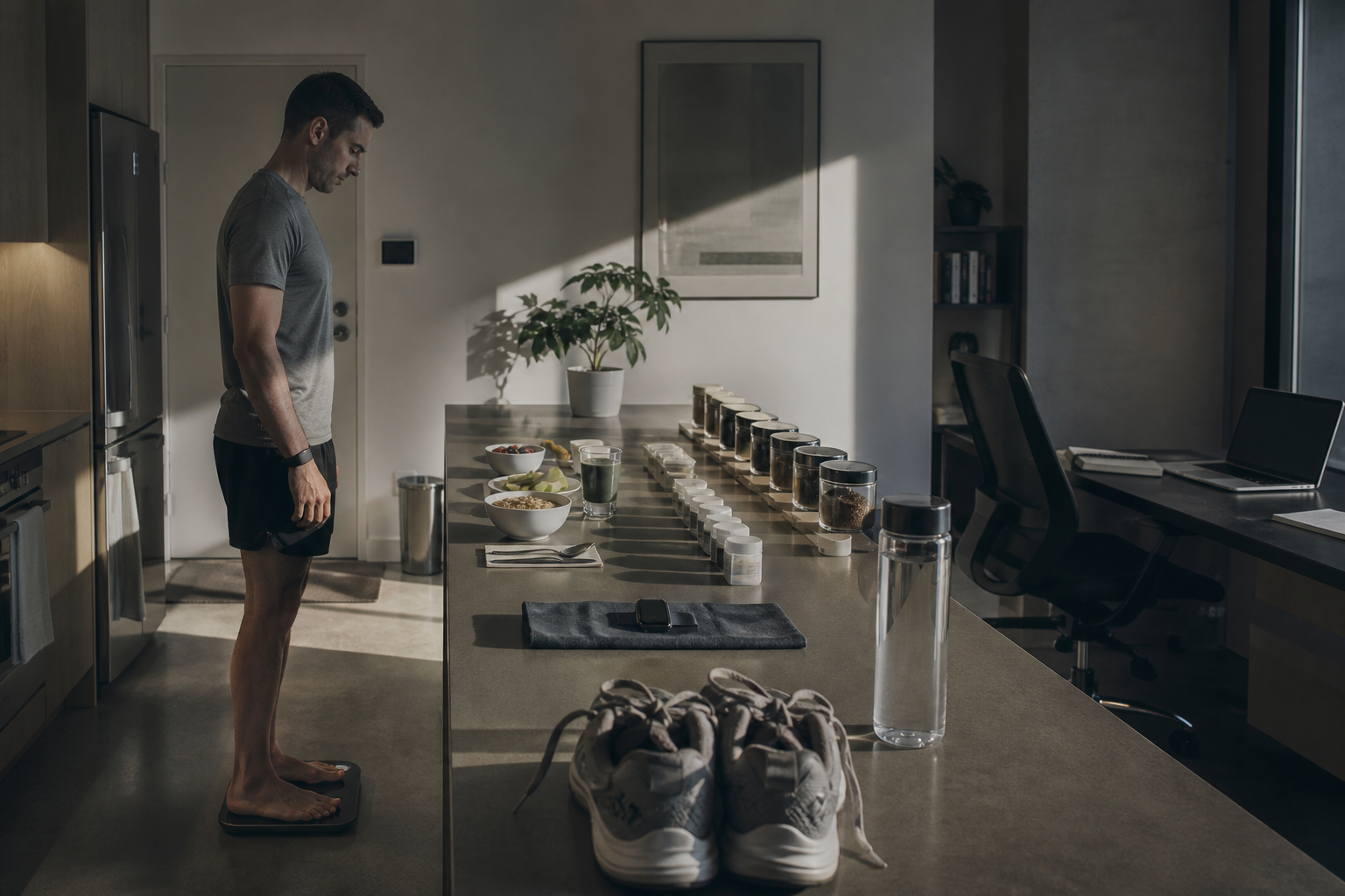 Quantified morning routine
