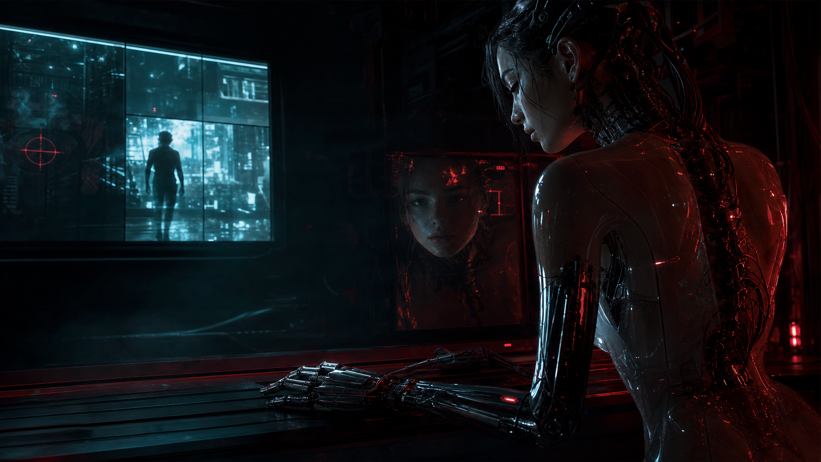 Human Override machine hangar listening visual